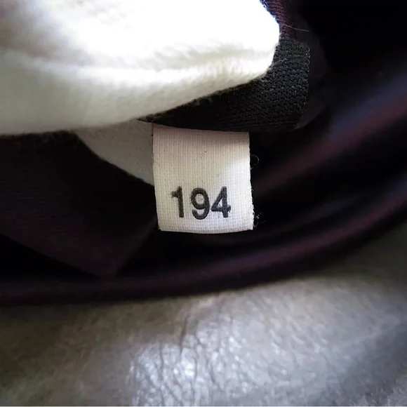 SOLD!!  MIU MIU Bow Bag Grey Leather Large 2-Way Shoulder Bag Crossbody Authen - Picture 9 of 13